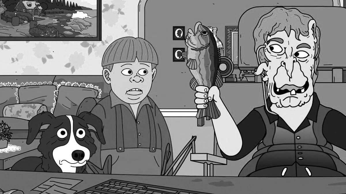 Mr Pickles Color Madness coloring page