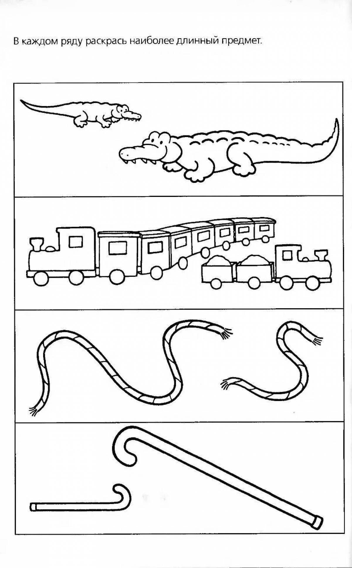 Fun coloring long short