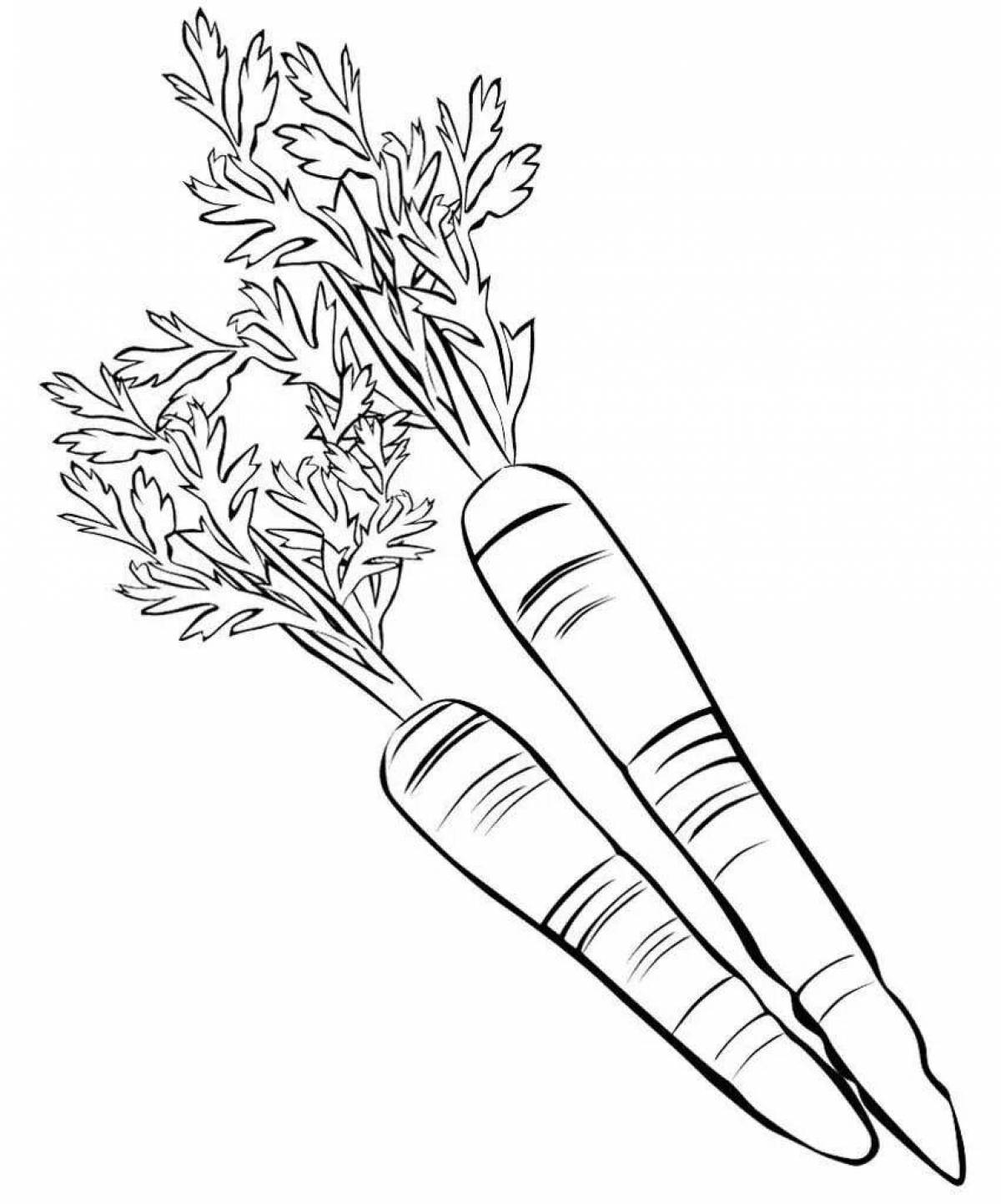 Glowing coloring page long short