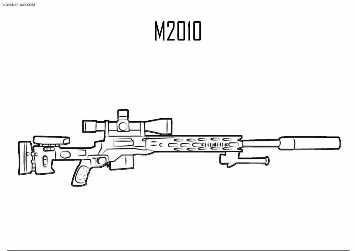 Dynamic standoff 2 weapon coloring page