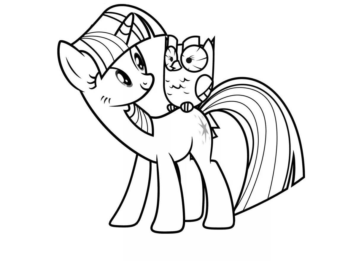 Great twilight sparkle coloring book