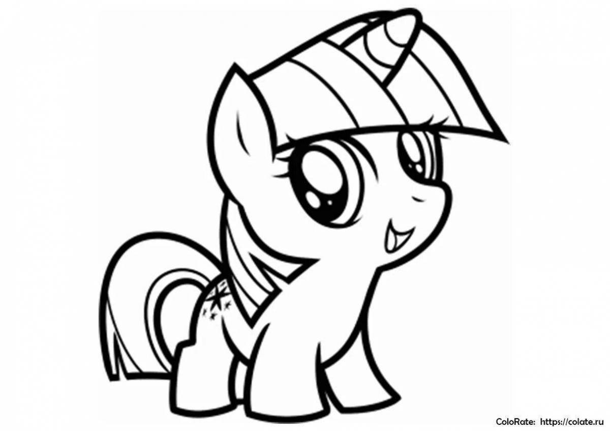 Twilight sparkle's wonderful coloring page