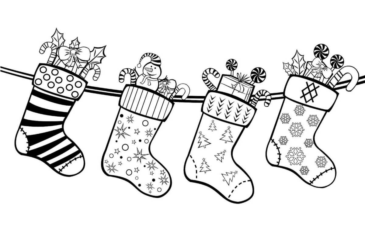 Photo Vkusvill's shiny Christmas coloring book