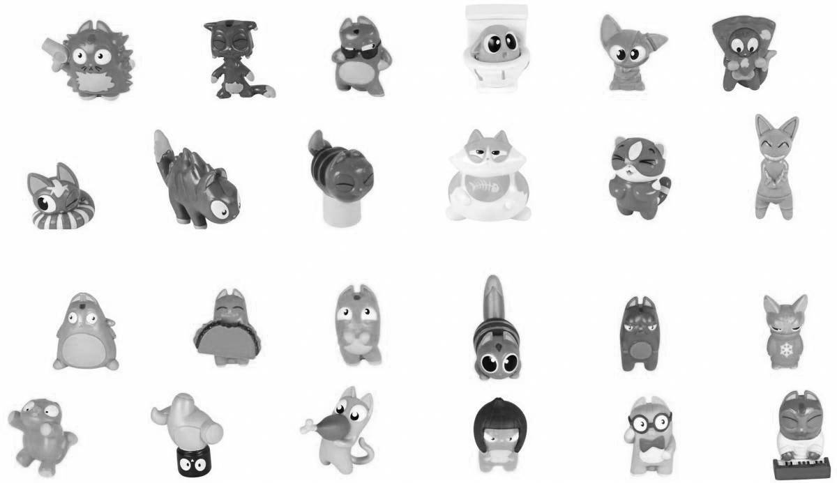 Photo Coloring pages for lost kittens