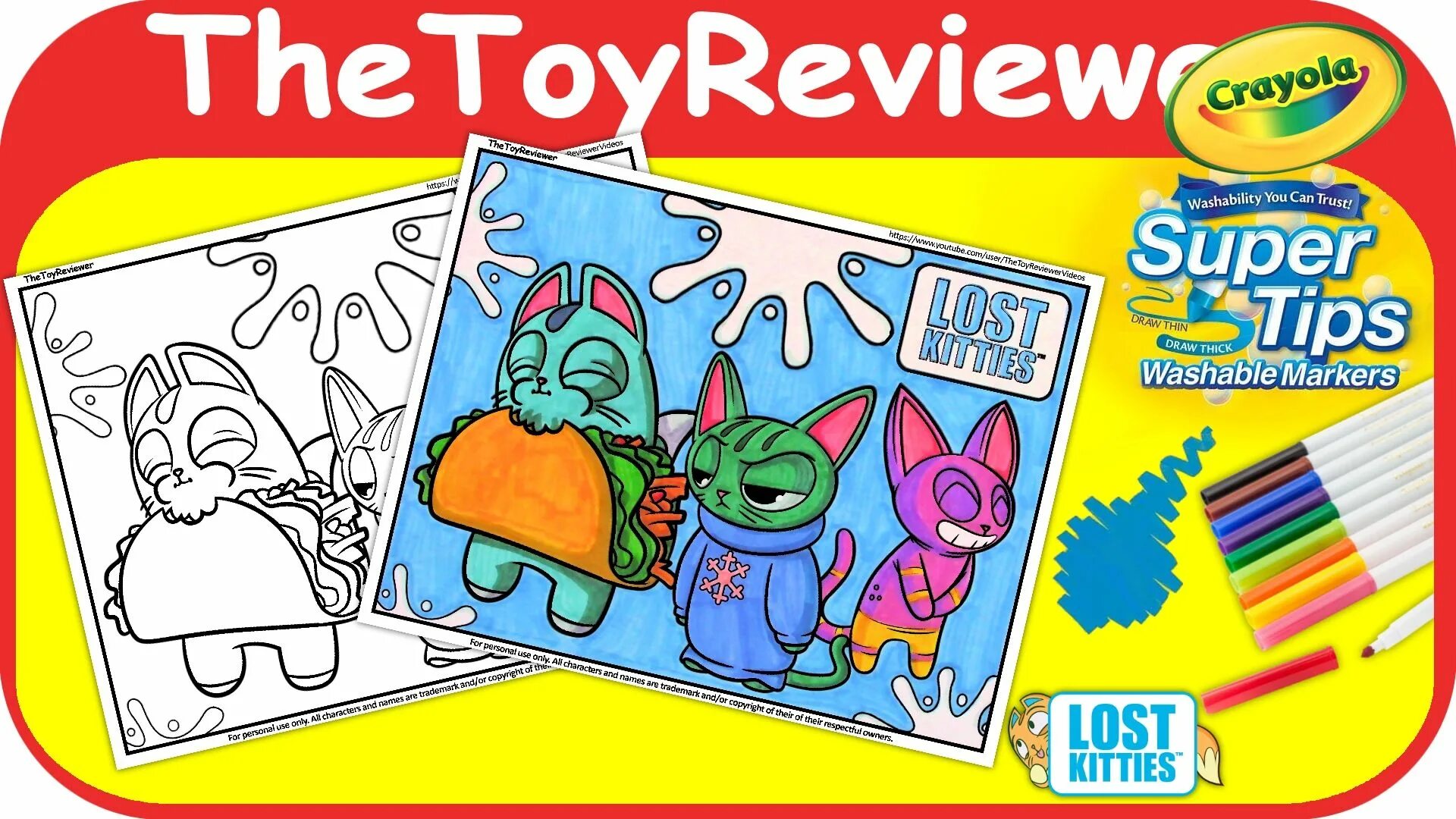 Photo Cunning lost kittens coloring page