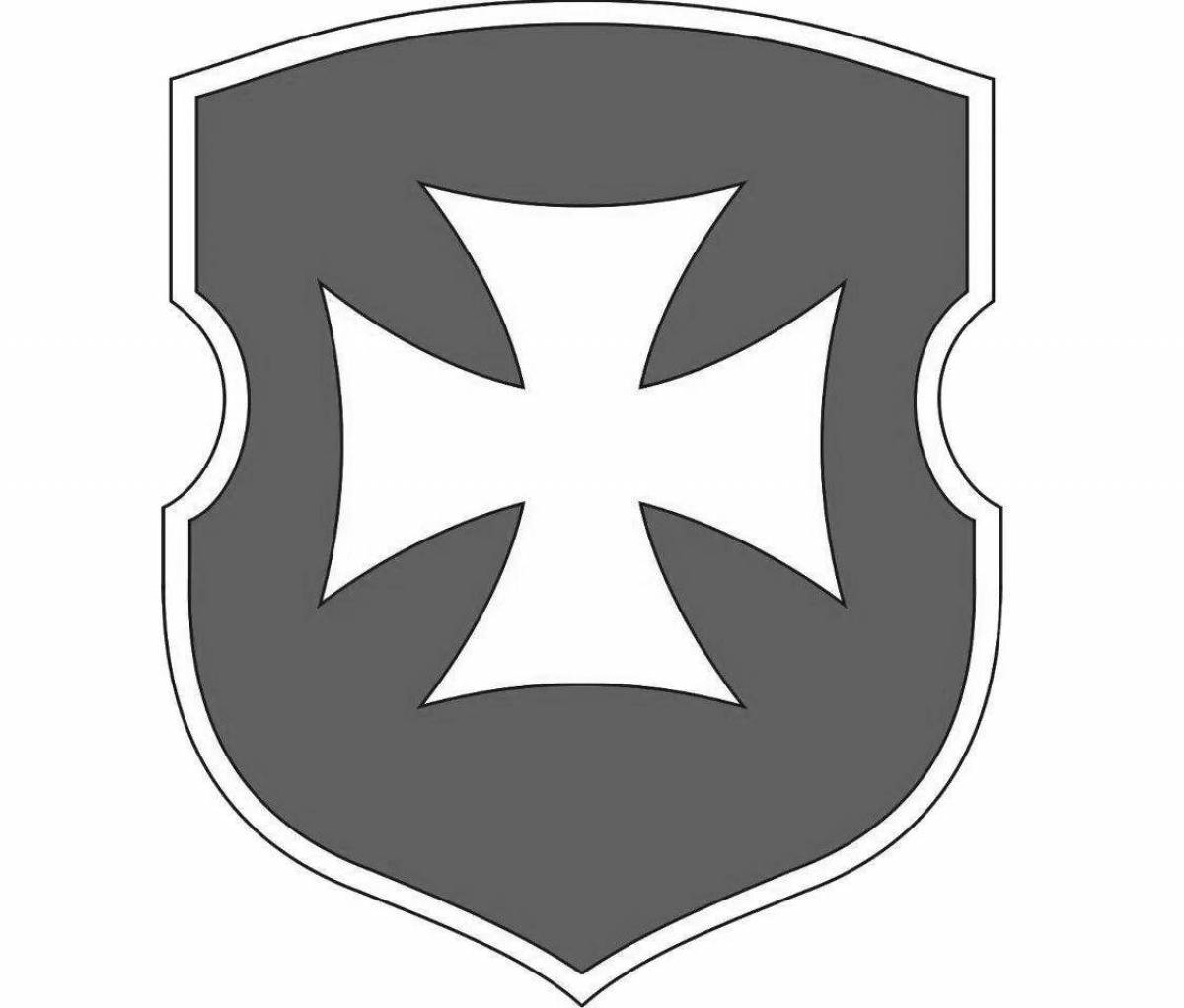 Glorious coloring coat of arms of gomel