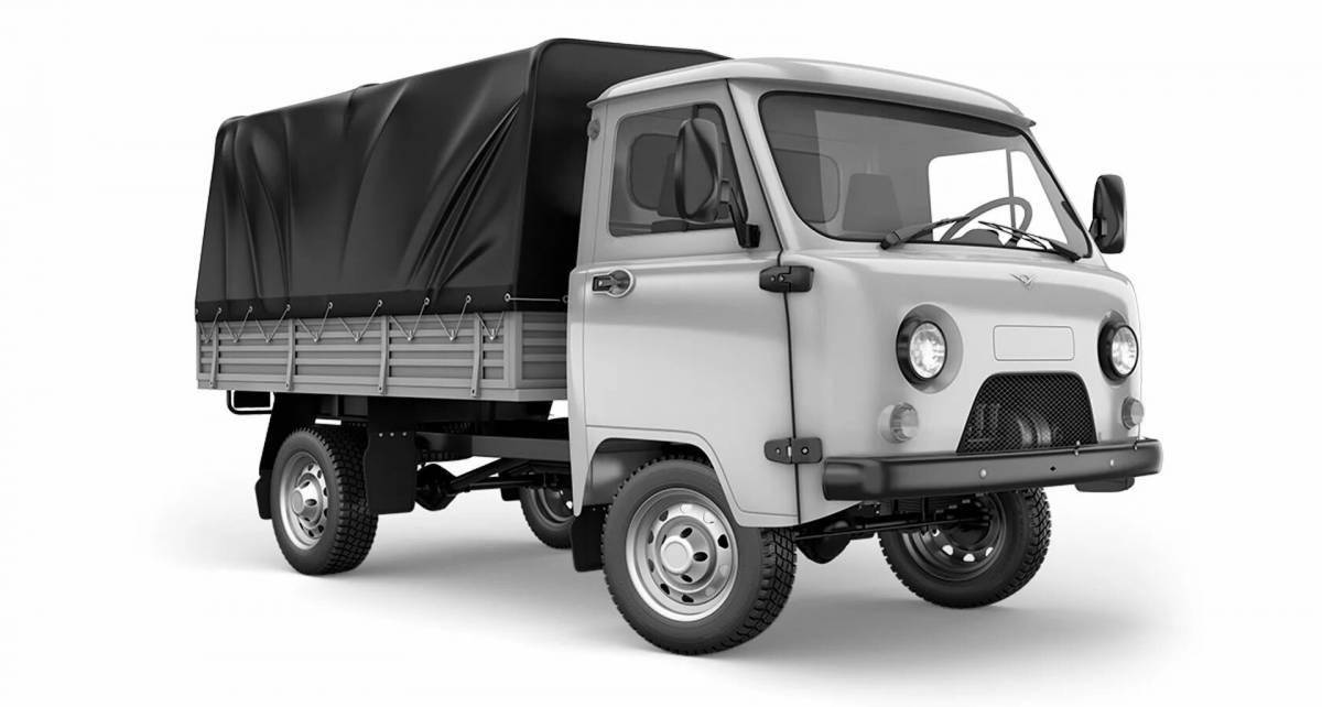 Interesting coloring UAZ 3303