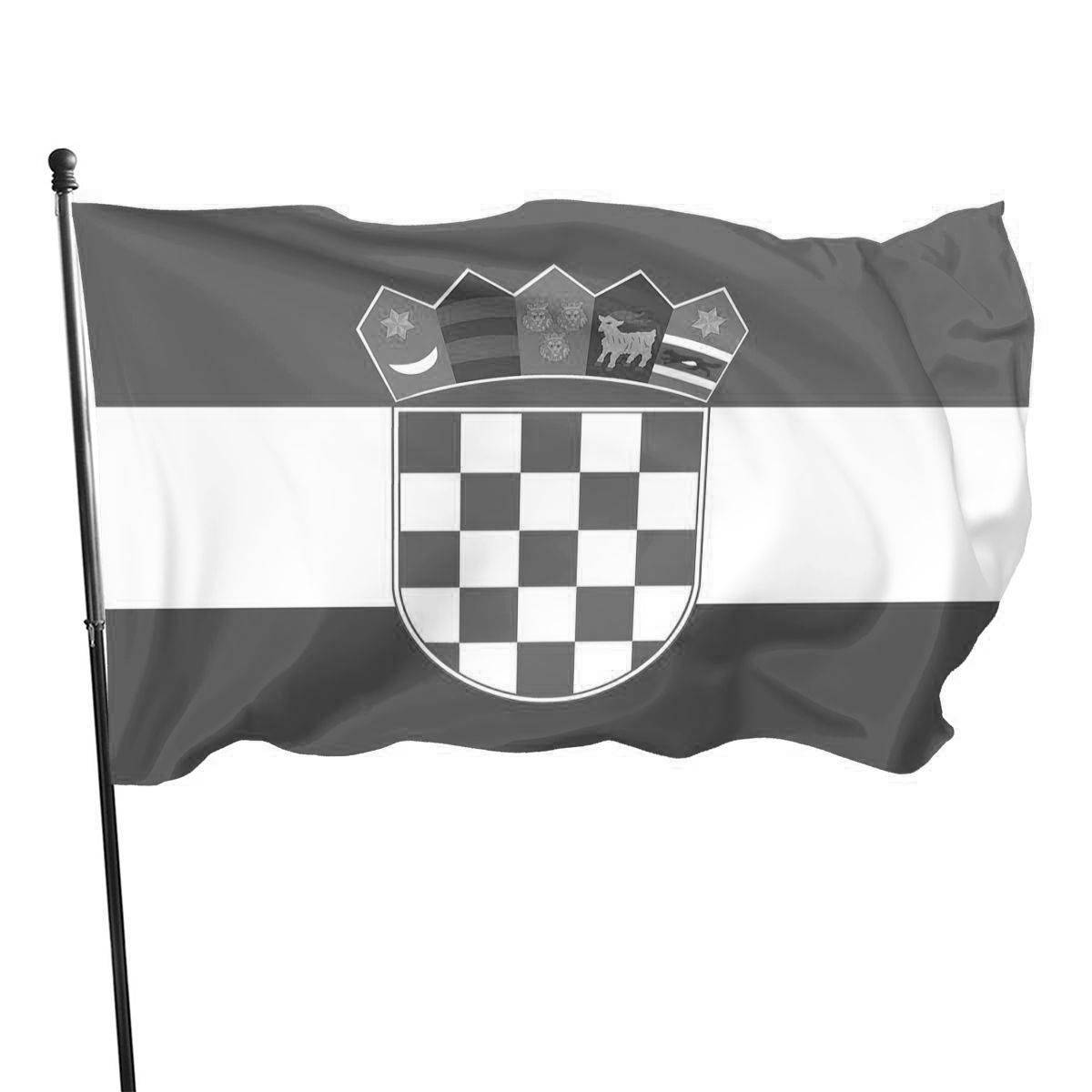 Красочный флаг хорватии раскраска