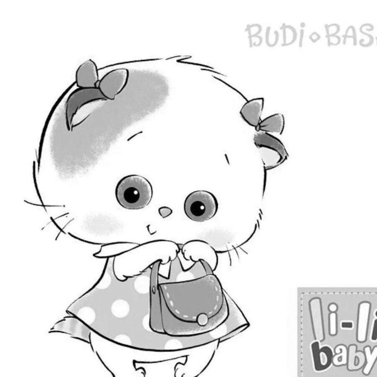 Coloring book wonderful basic