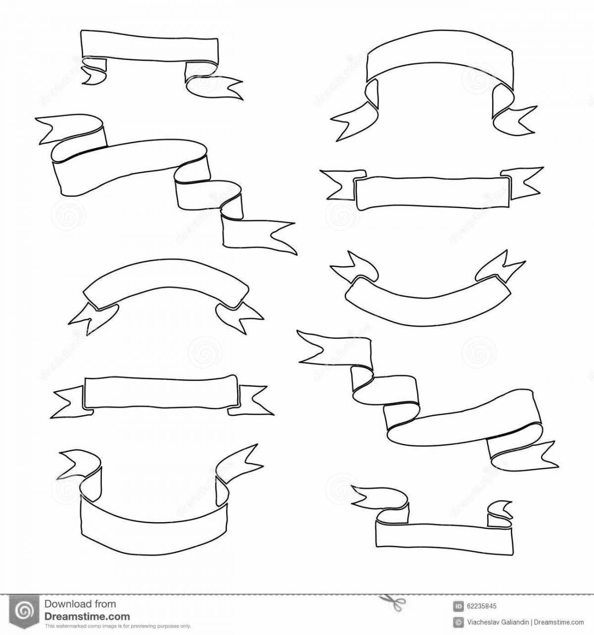 Coloring blockade tape