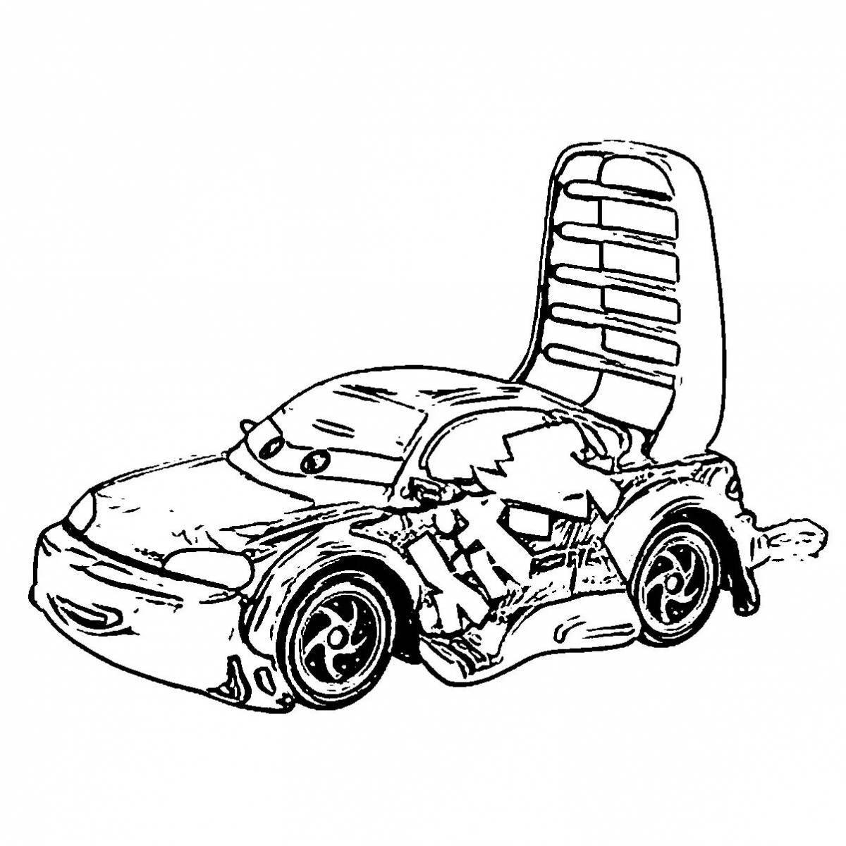 Great racing 2 coloring pages