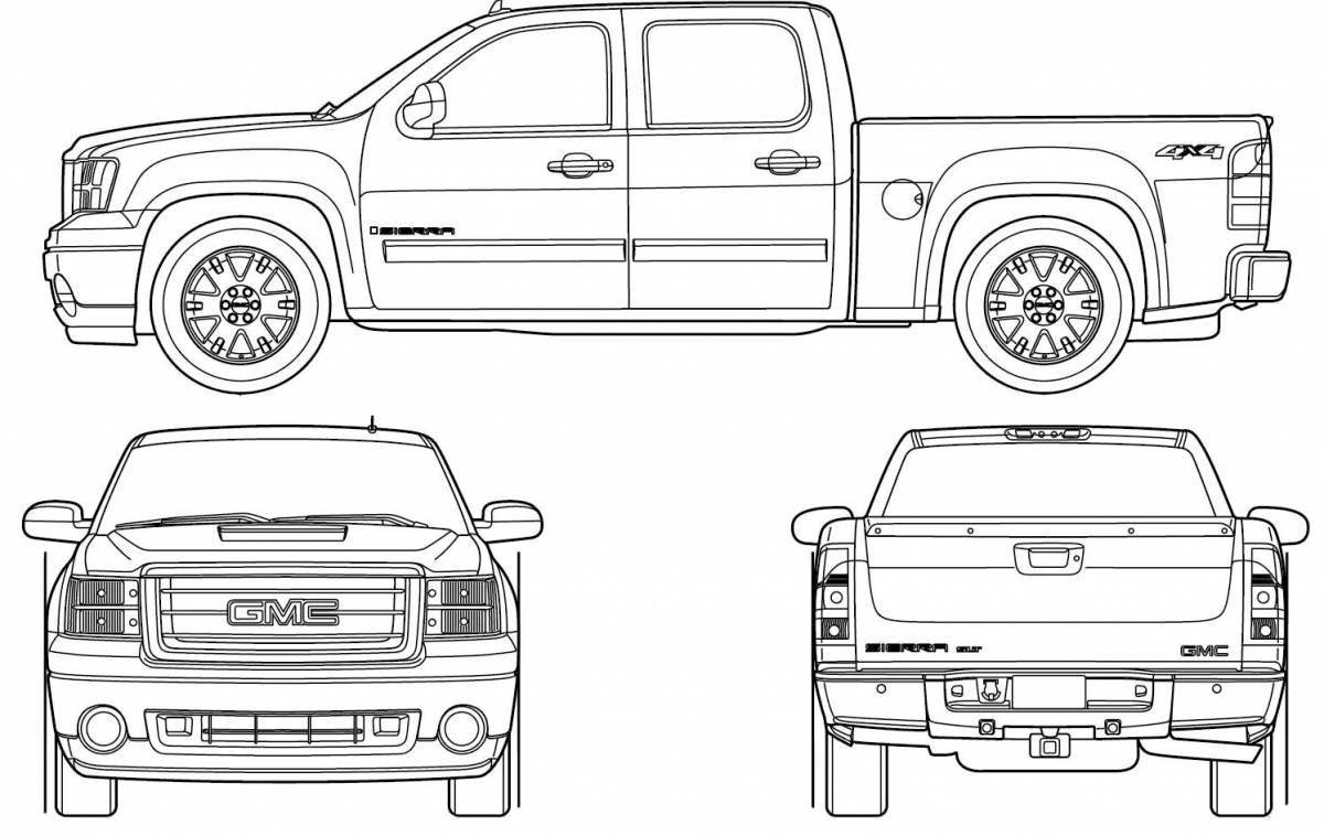 Sweet dodge ram coloring page