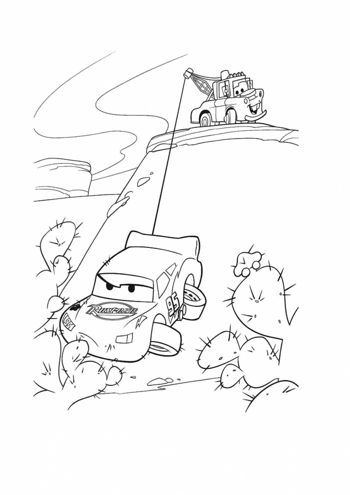 Coloring book humorous harvesters