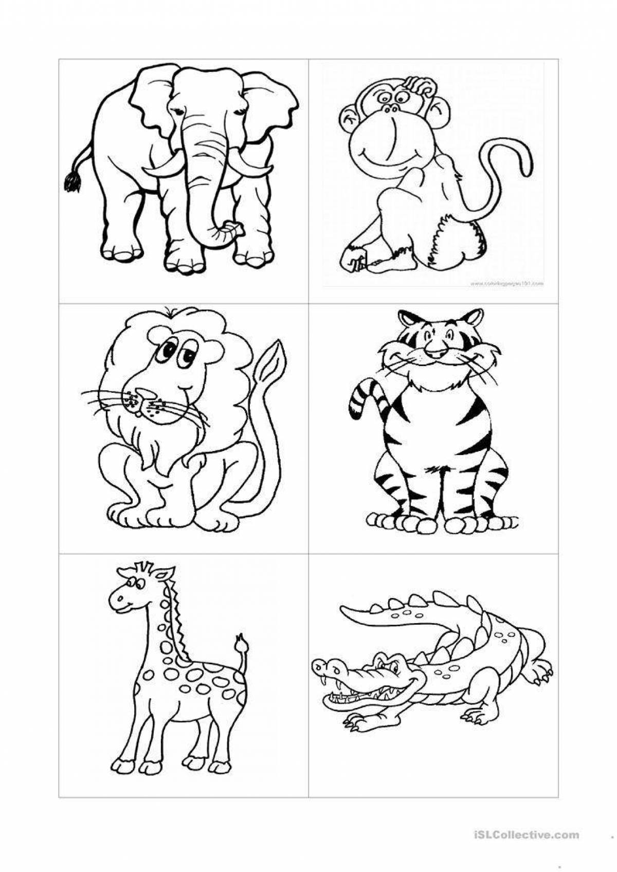 Amazing animal coloring games