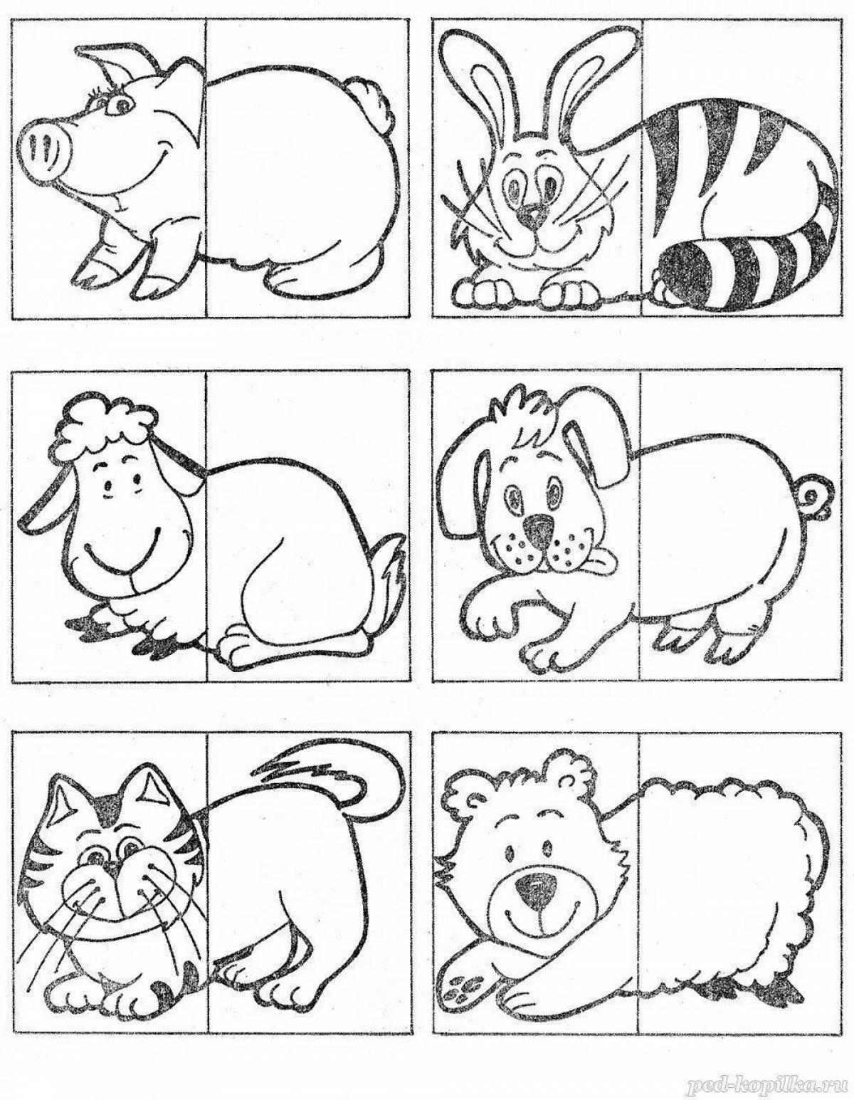 Coloring creative animal games