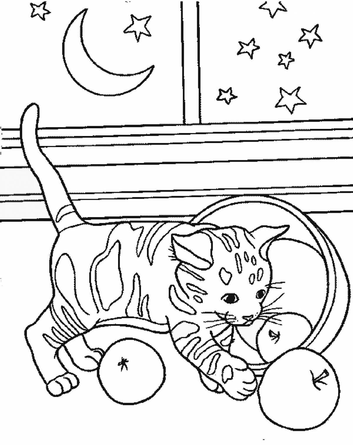 Comic coloring kitty games