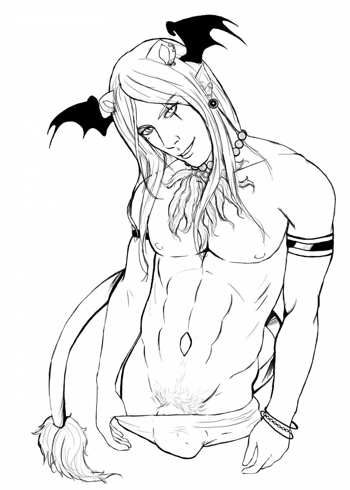 Fun anime coloring book