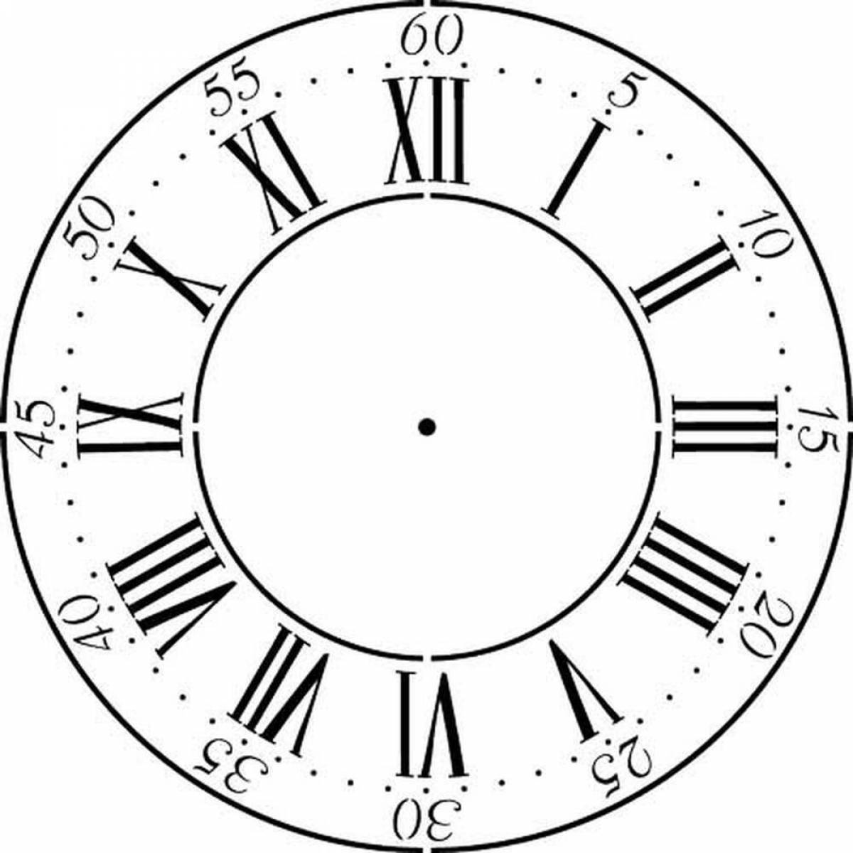 Colorful coloring with Roman numerals