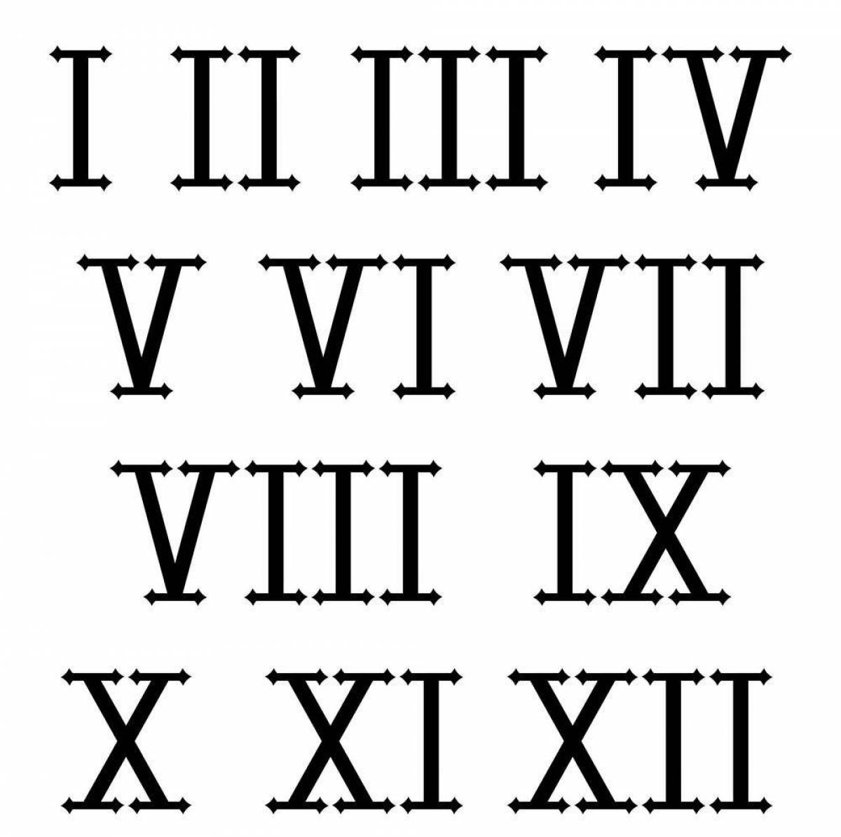 Roman numerals #2