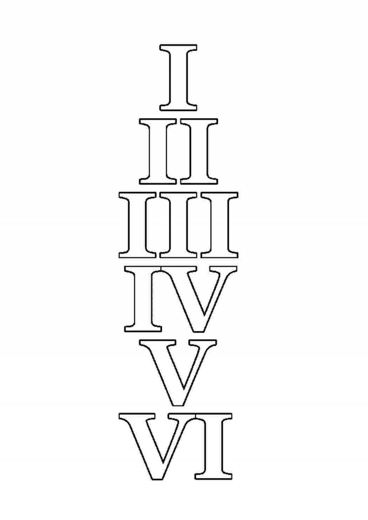 Roman numerals #7