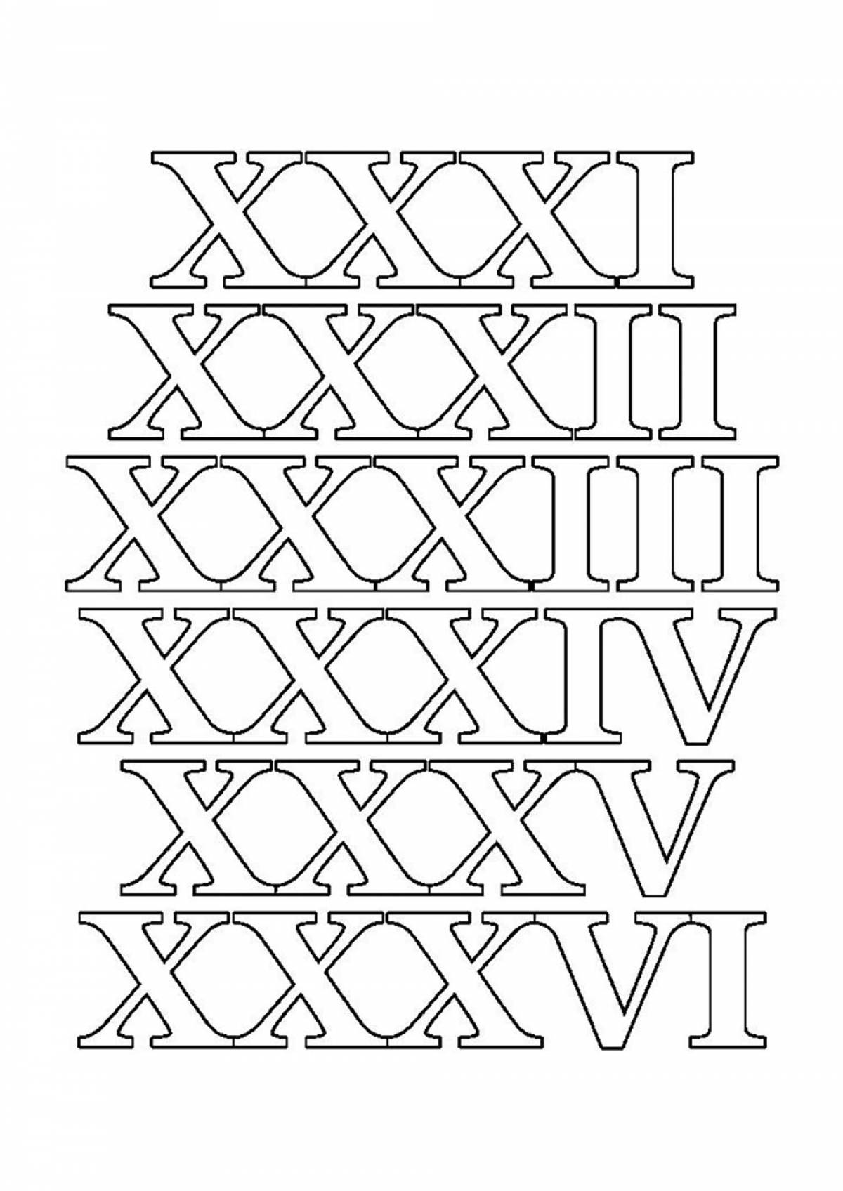 Roman numerals #8