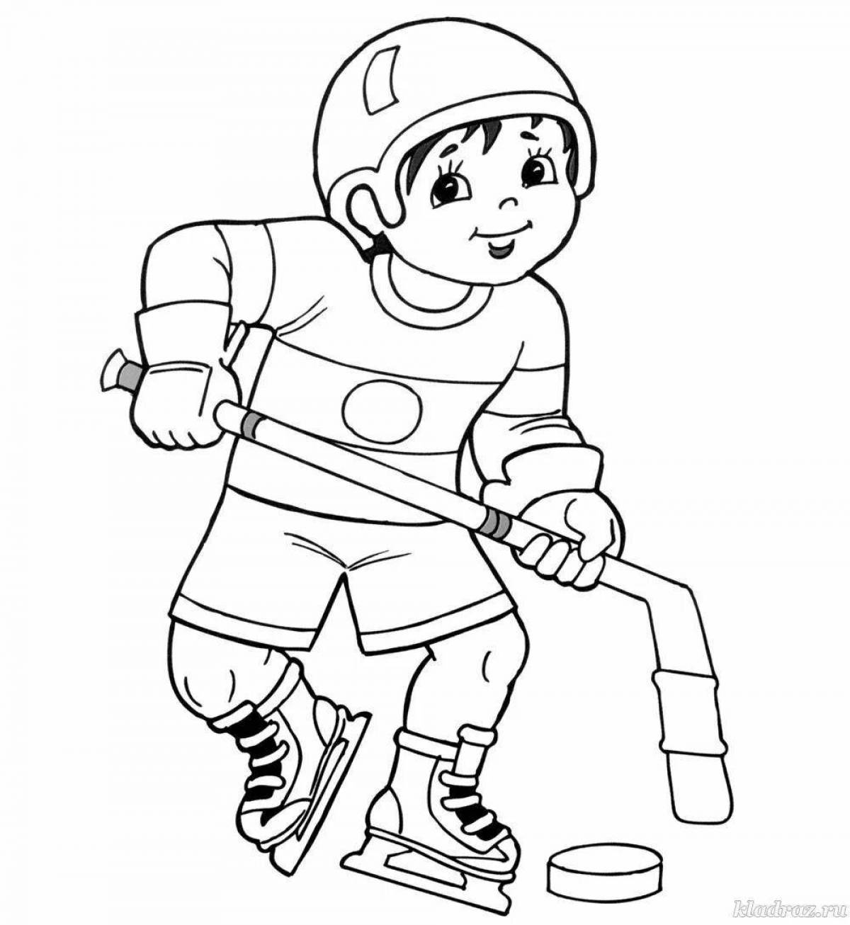 Grand luge coloring book