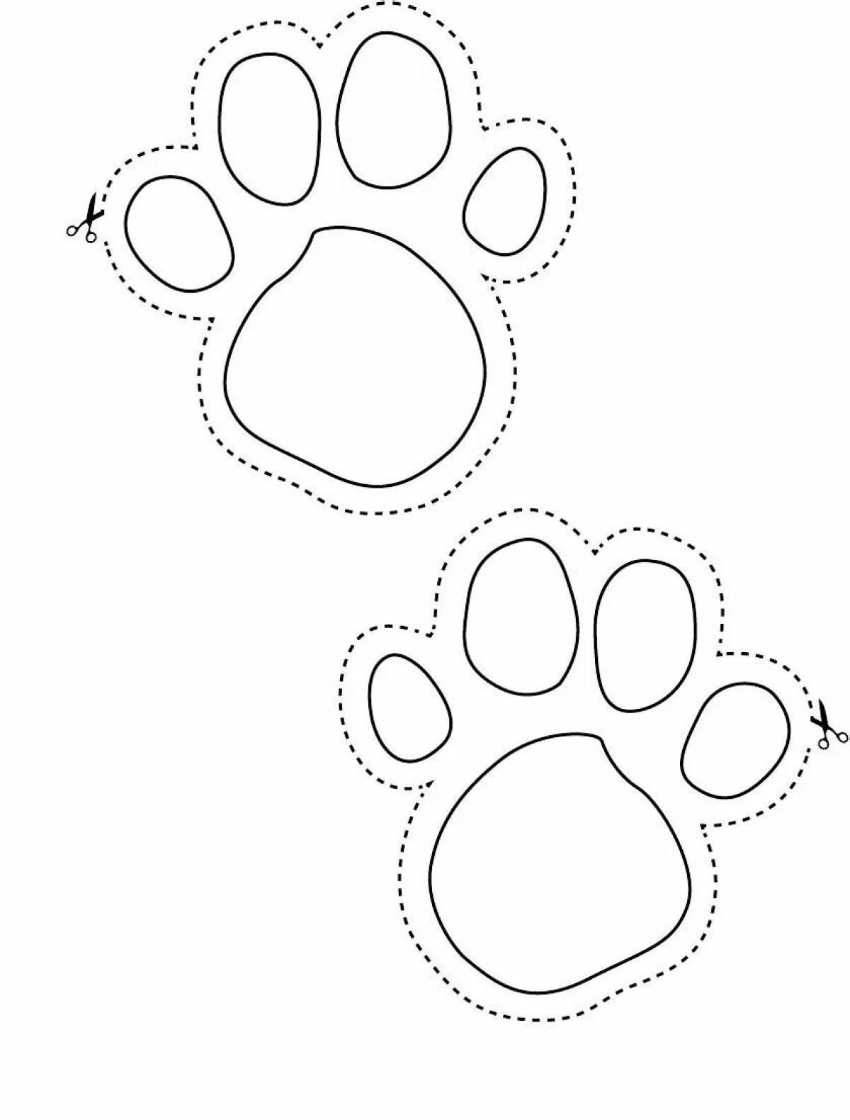Hare footprints #2