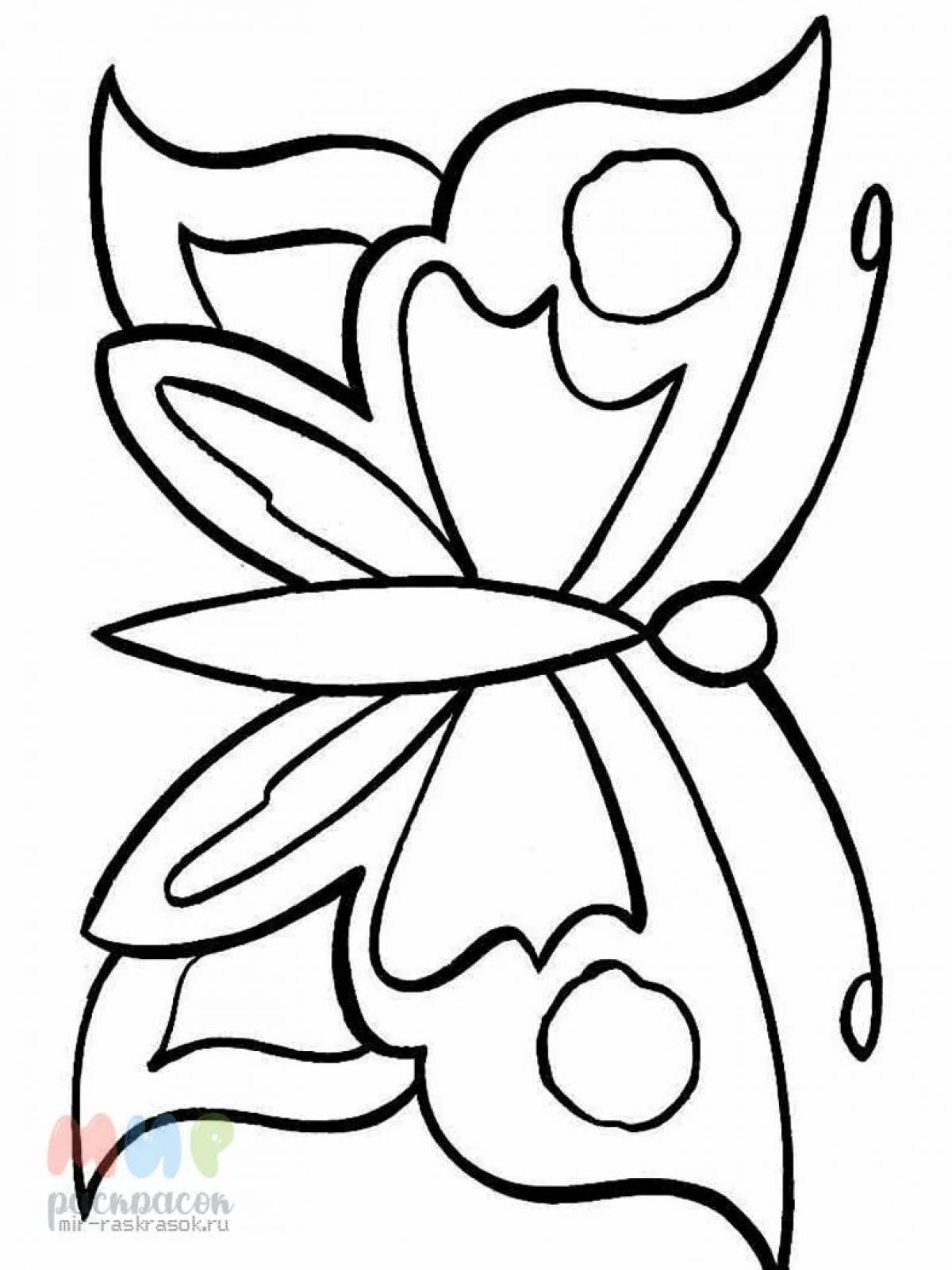 Butterfly coloring book