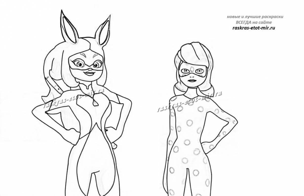 Rena Rouge Charming Coloring Page