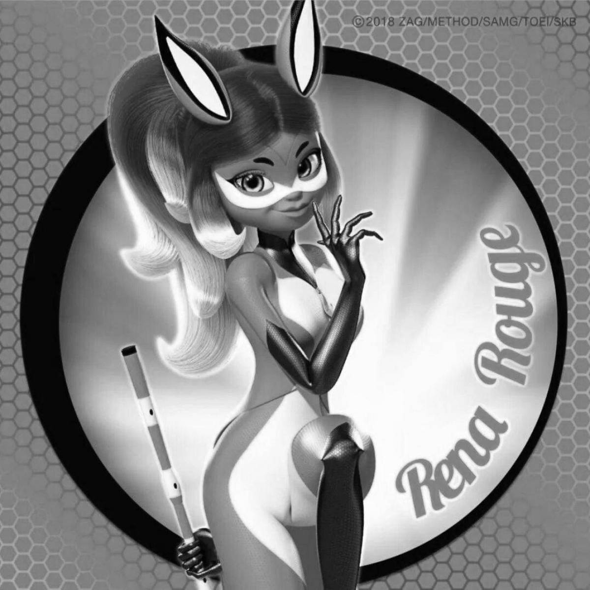 Amazing coloring Rena Rouge