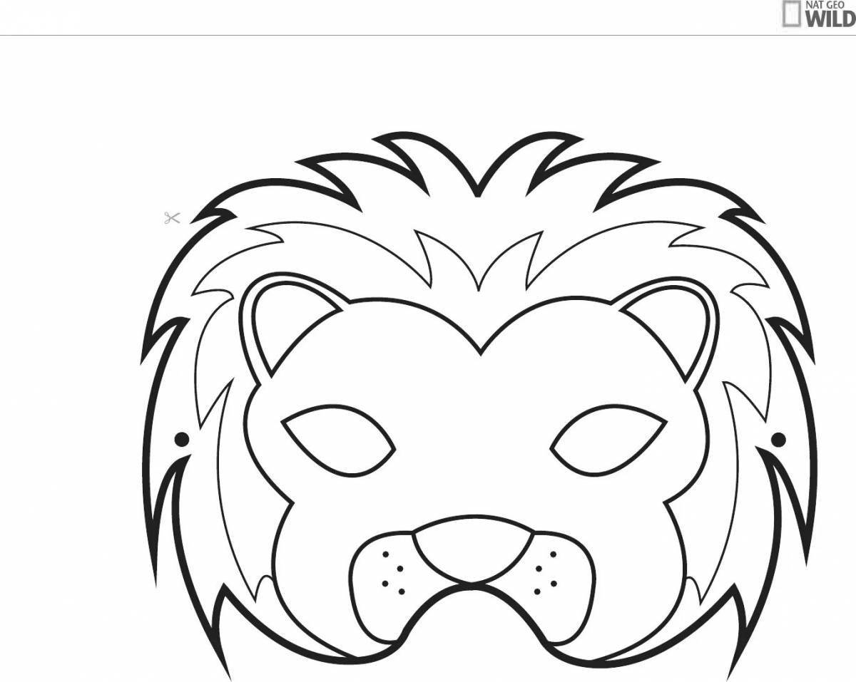Generous tiger mask coloring