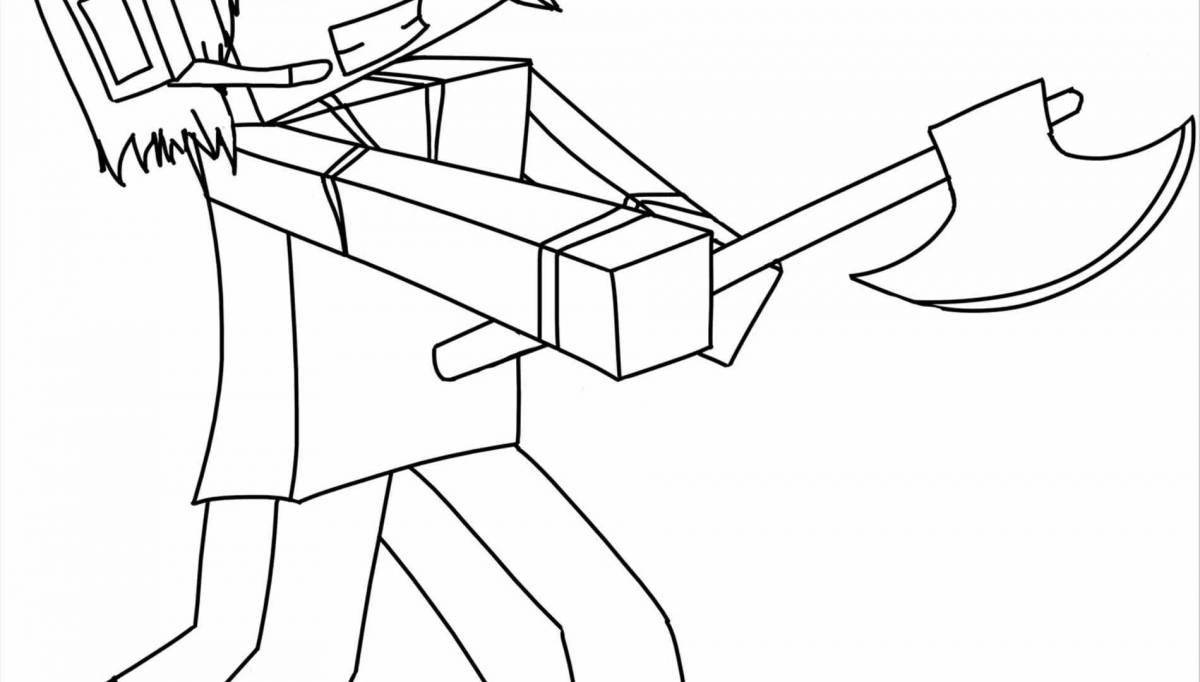 Coloring page alex boy