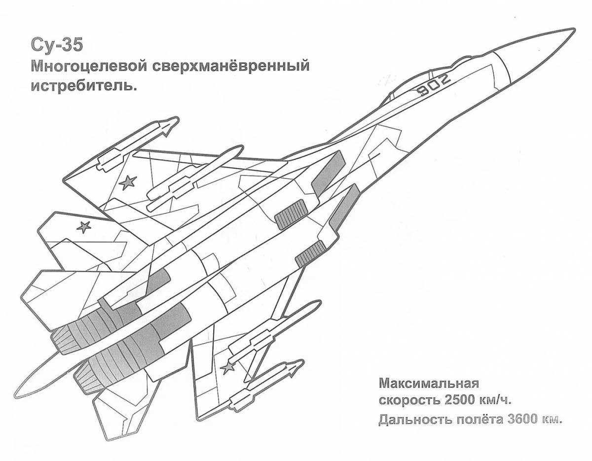 Coloring page gorgeous su 35