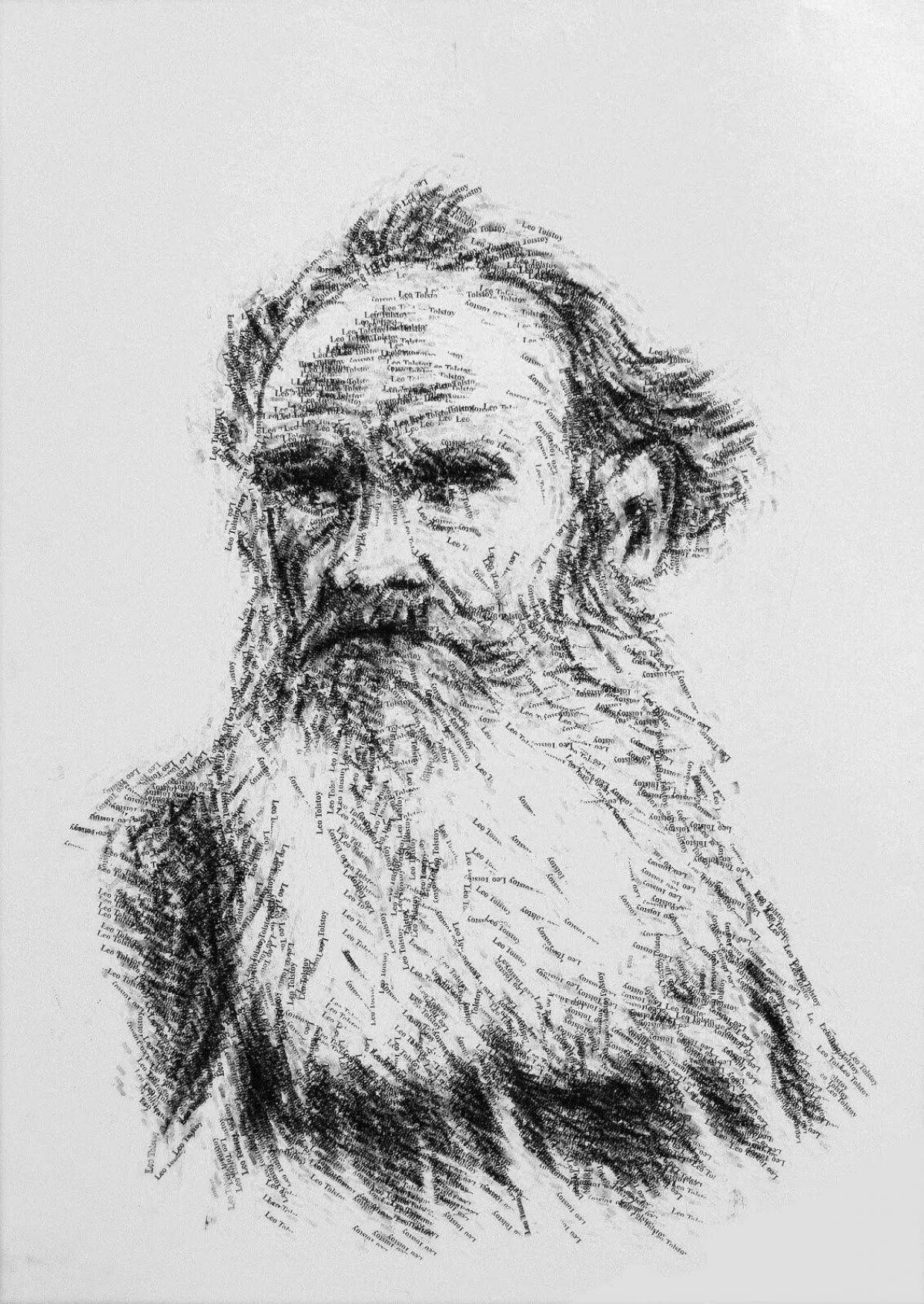 Coloring page glorious lion tolstoy