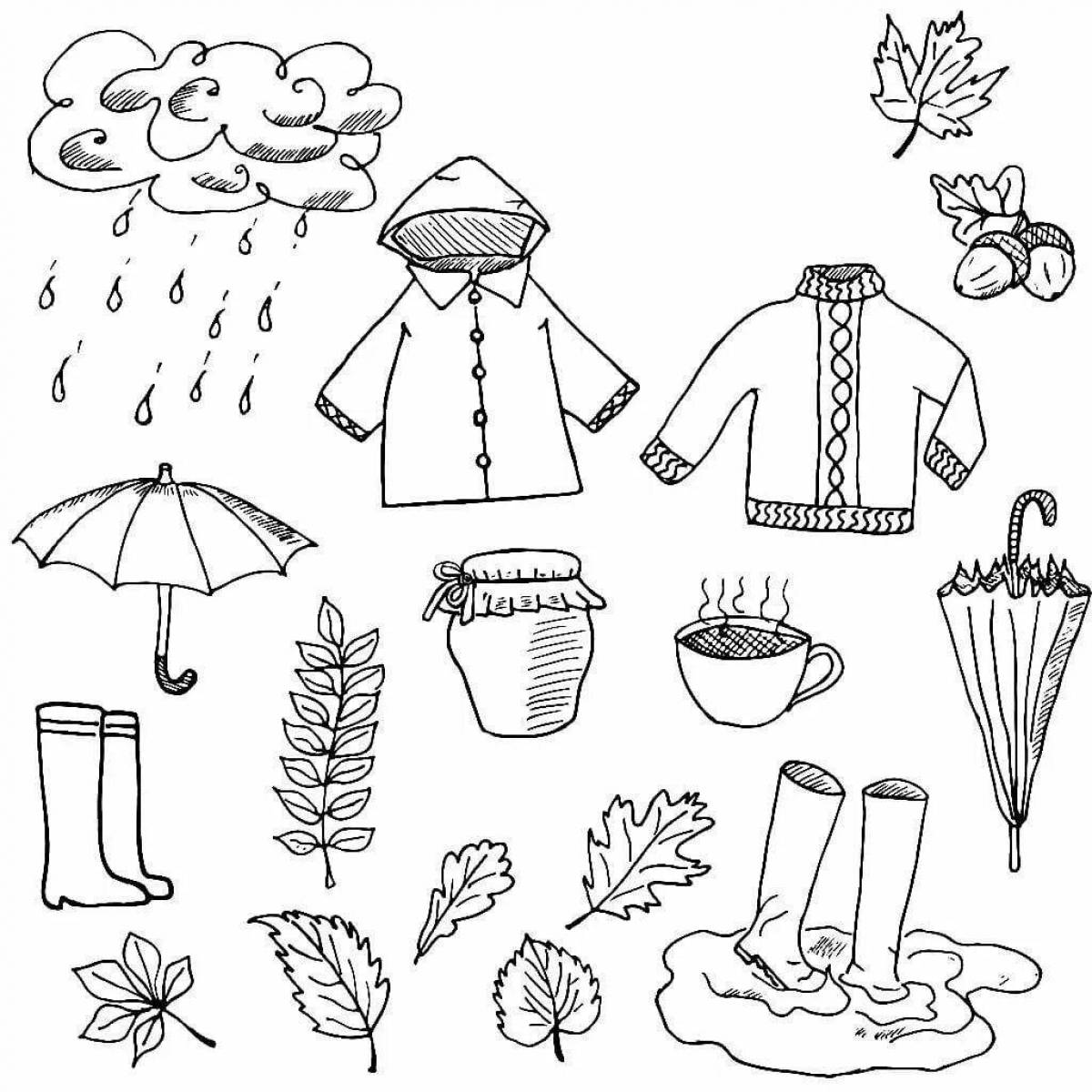 Fine clothes coloring page