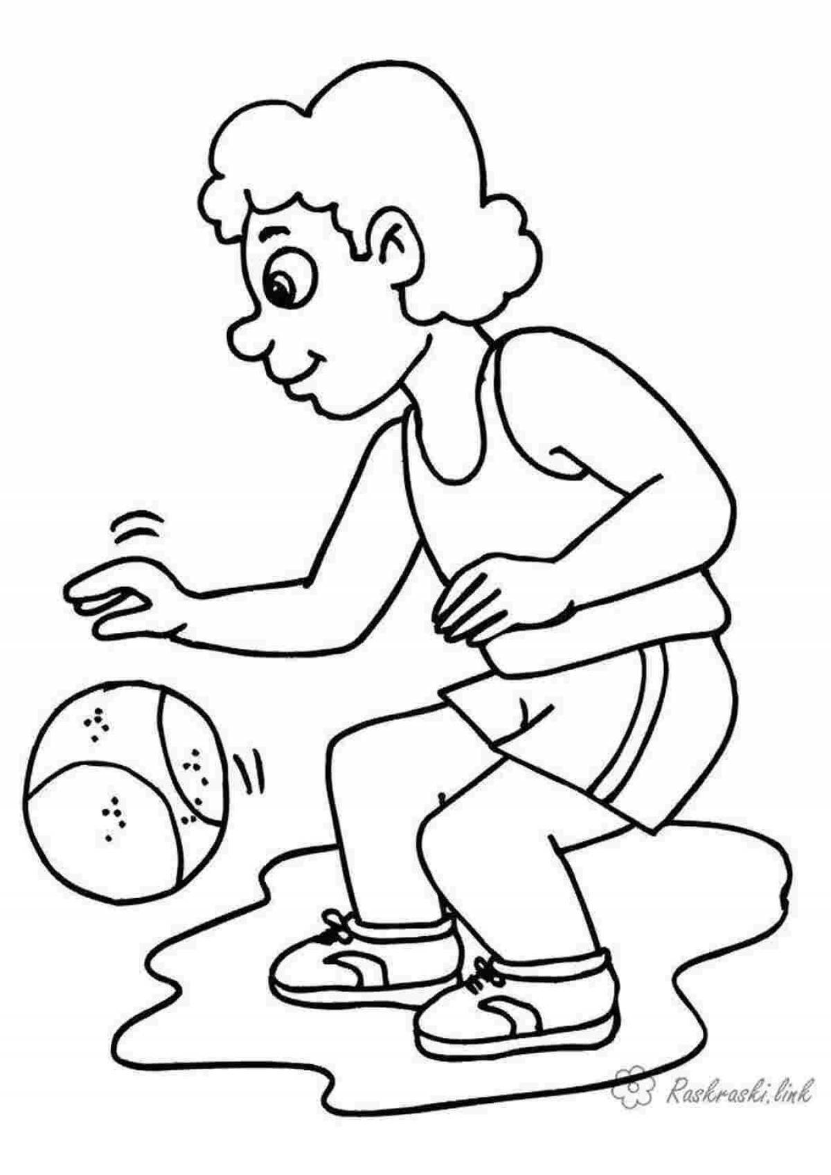 Creative Health Day coloring page