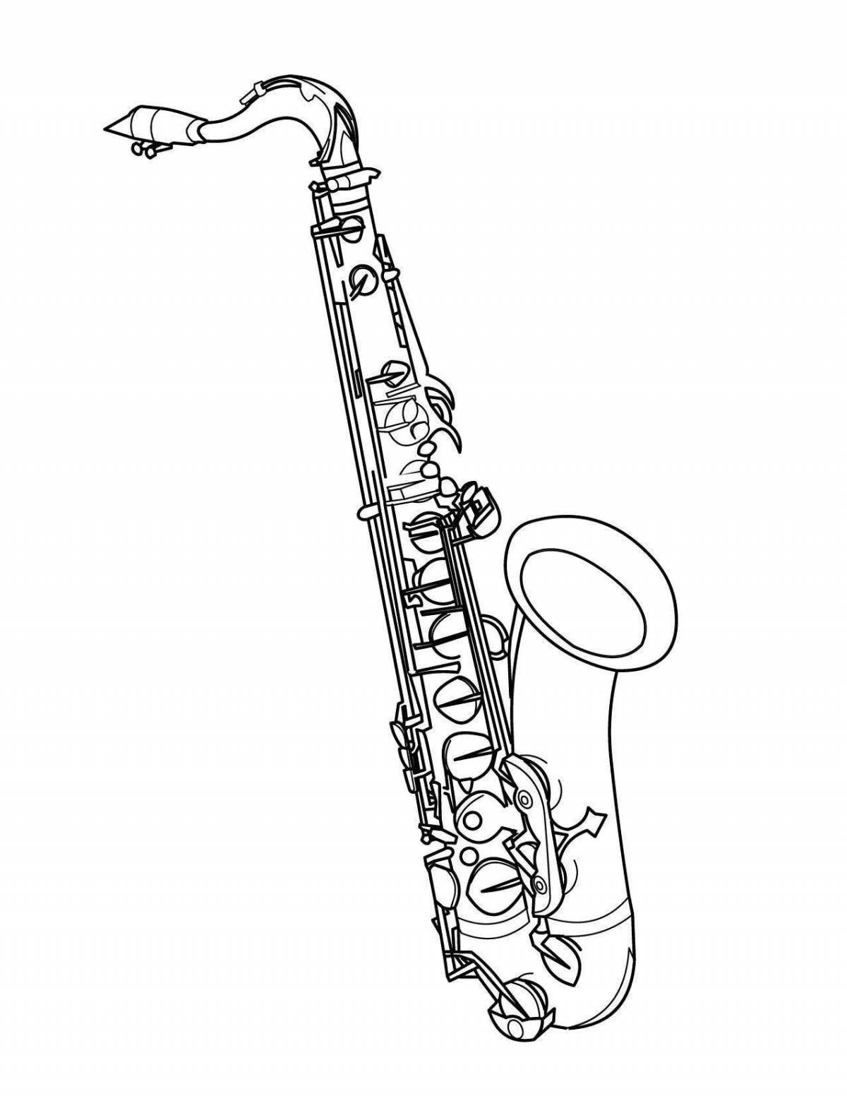 Coloring alluring wind instruments