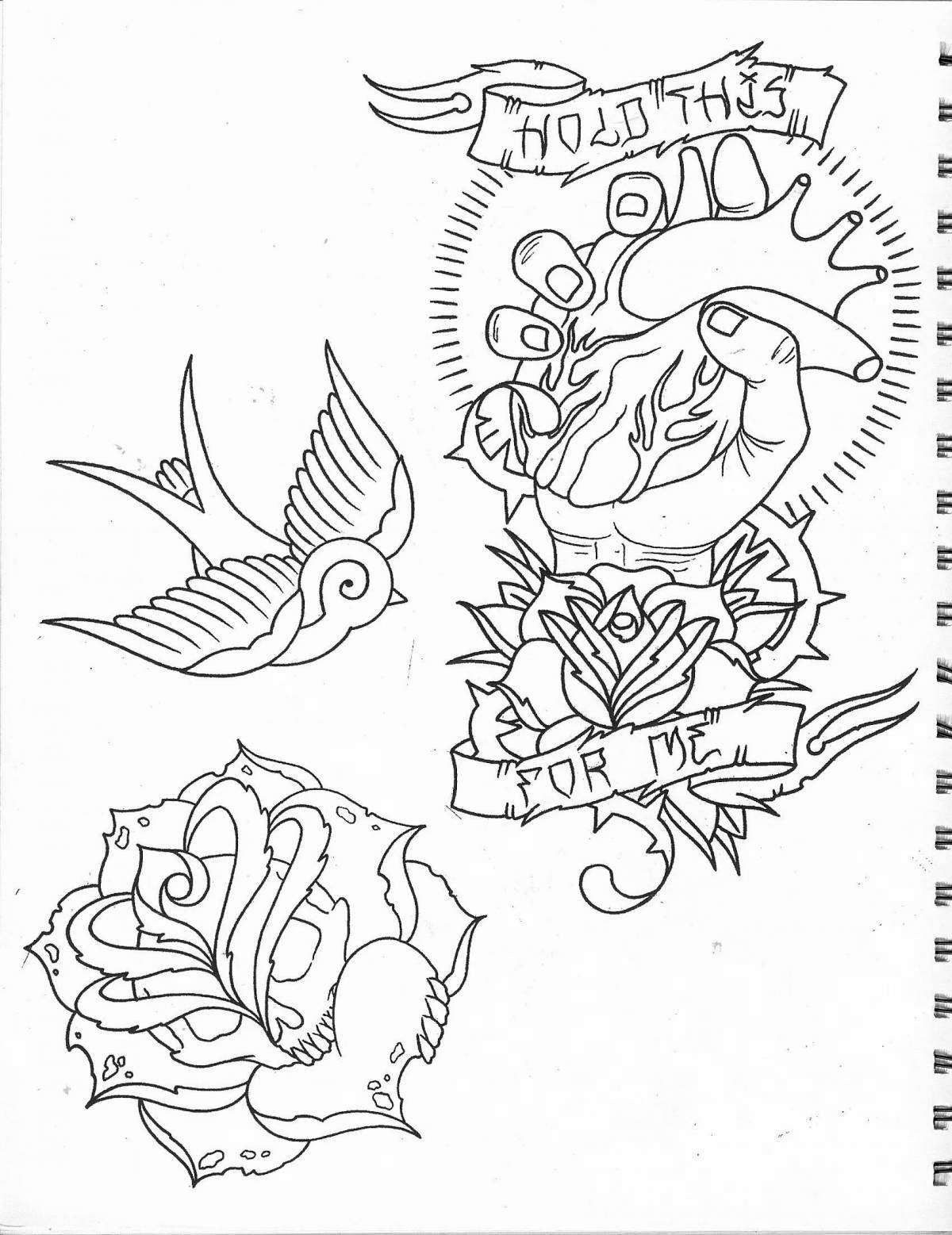 Old school bold coloring