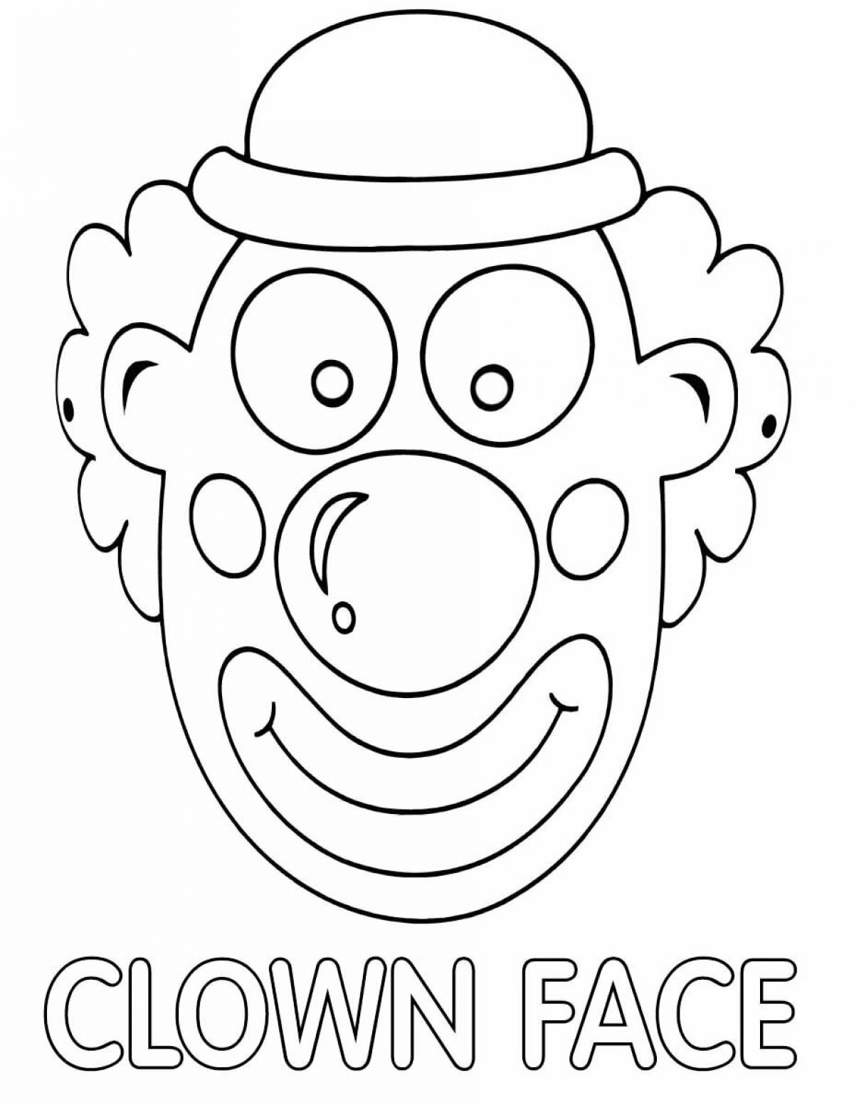 Шаблон маски клоуна распечатать. Лицо клоуна для раскрашивания. Голова клоуна раскраска. Маска клоуна раскраска. Лицо клоуна раскраска.