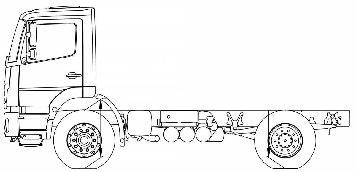 Камаз 54115 рисунок