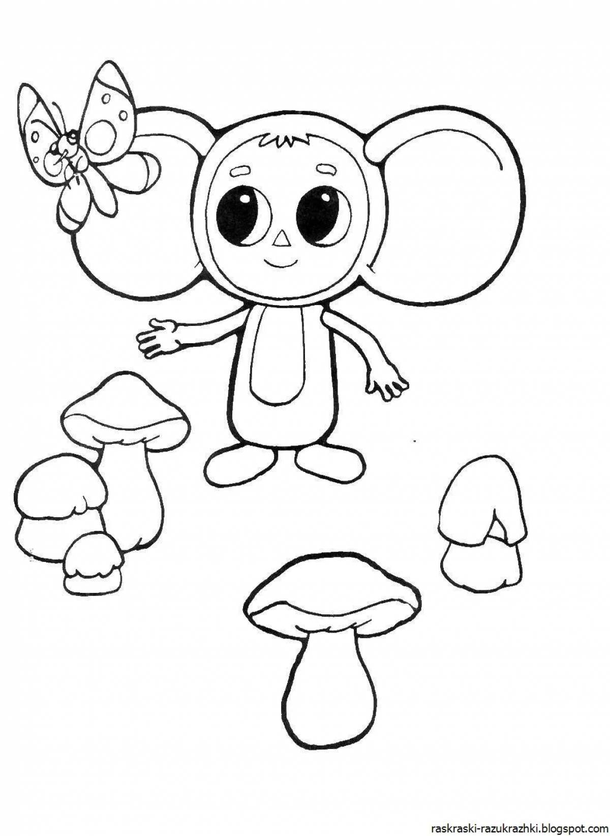 Coloring Pages Cheburashka photo (36 pcs) - download or print for free ...