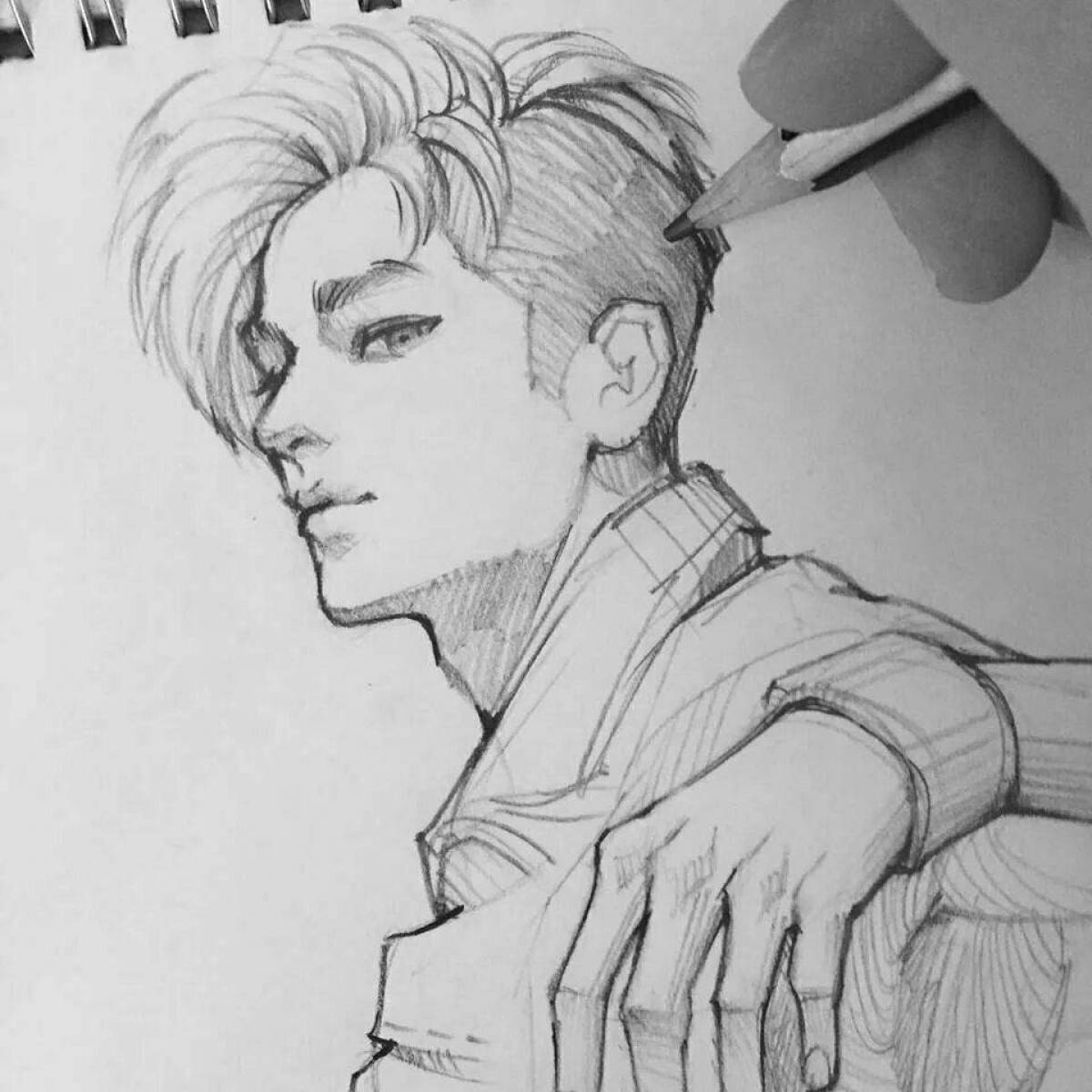 Карандаш пацан. Taeyong NCT скетч. Тэён NCT рисунки. NCT Taeyong рисунок карандашом. Taeyong NCT скетч карандашом.