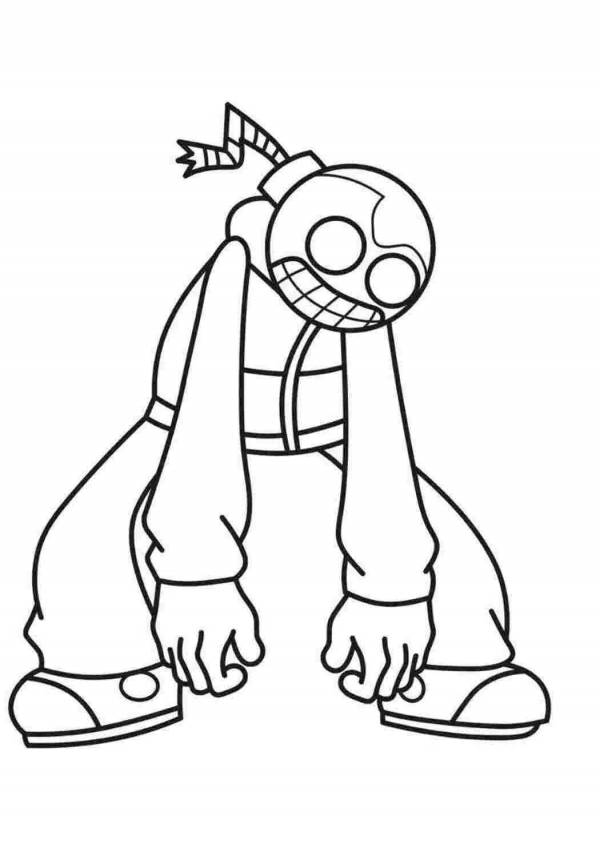 Coloring Pages Fnf ruv (39 pcs) - download or print for free #19244