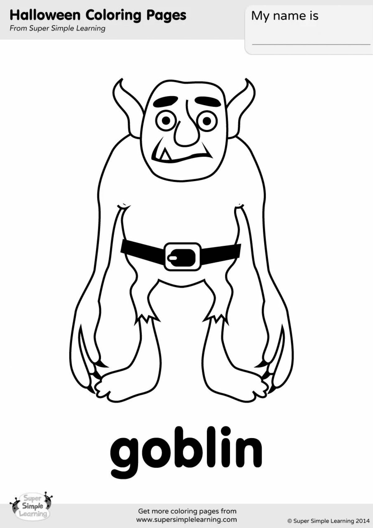 Coloring goblin tender core