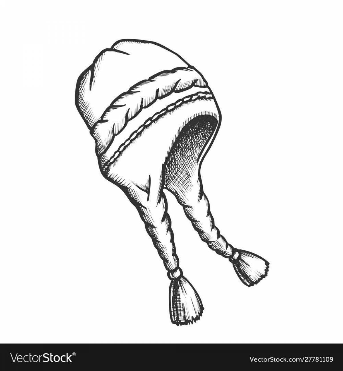 Праздничная шапка-ушанка