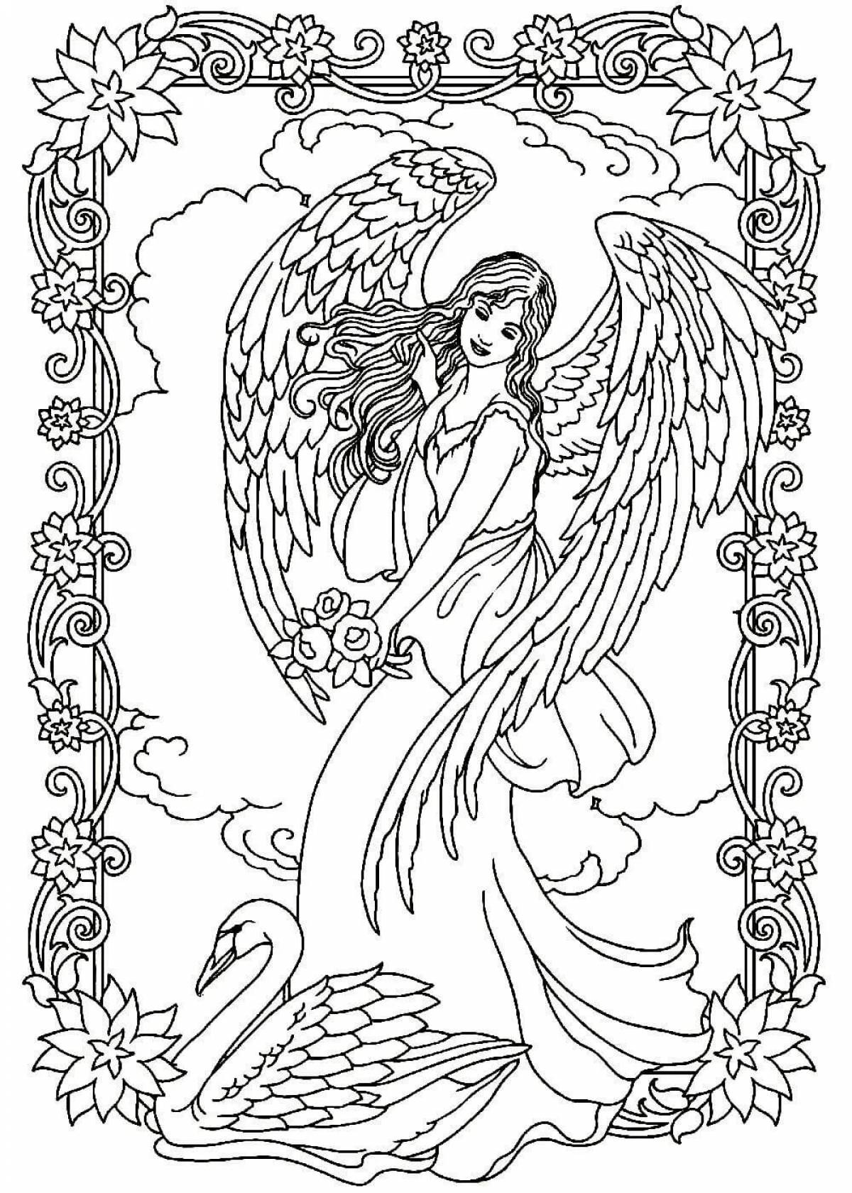 Coloring spicy angel antistress