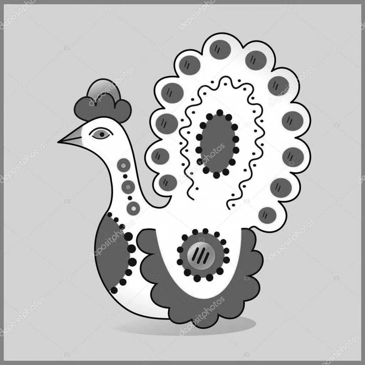 Adorable muddy duck coloring page
