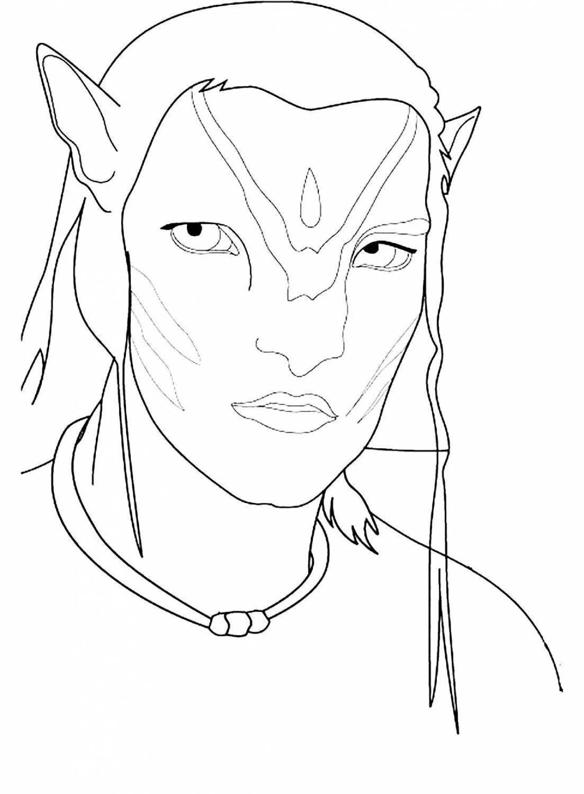 Coloring avatar grand neytiri