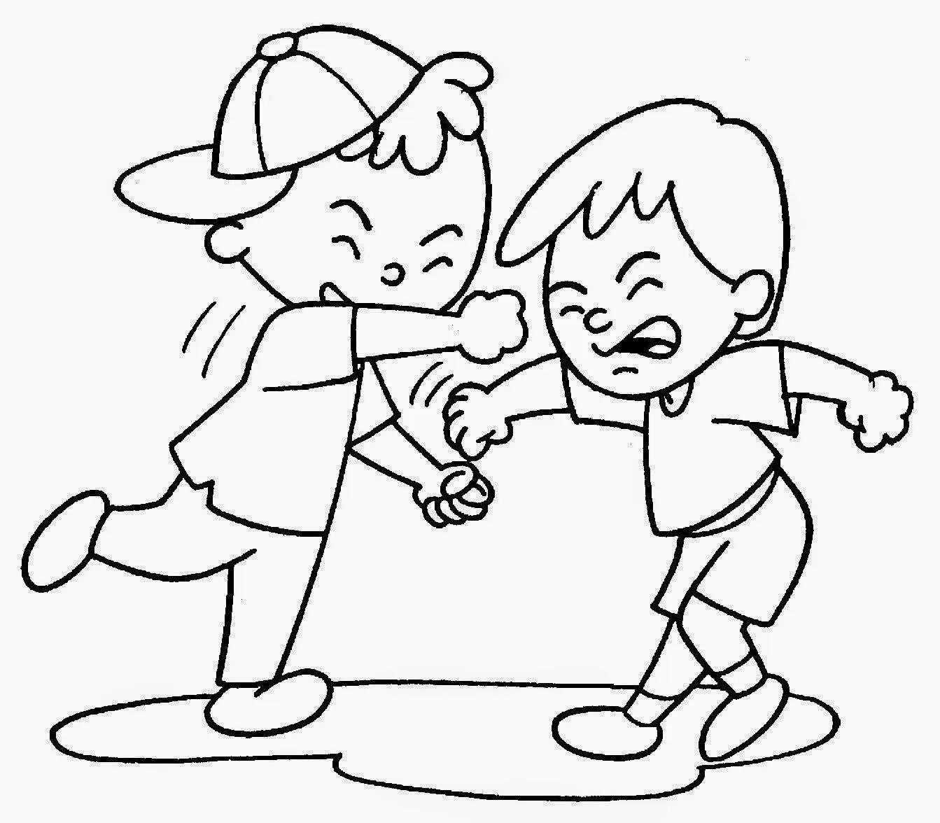 Stop bullying awesome coloring book