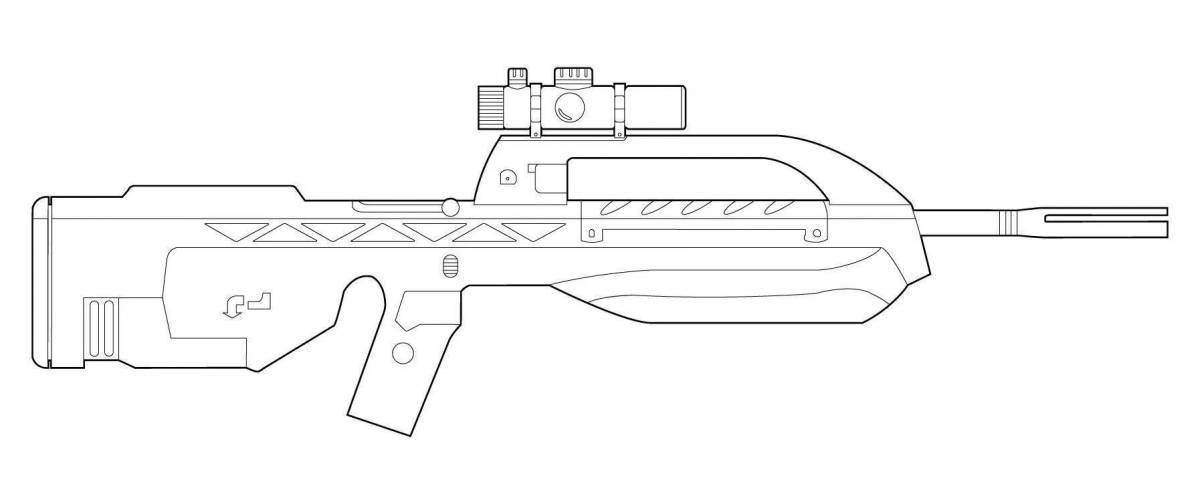 Coloring bright opposing weapon